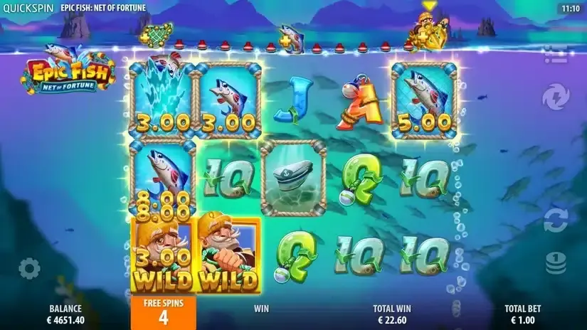 Epic Fish Net of Fortune slot screenshot 5