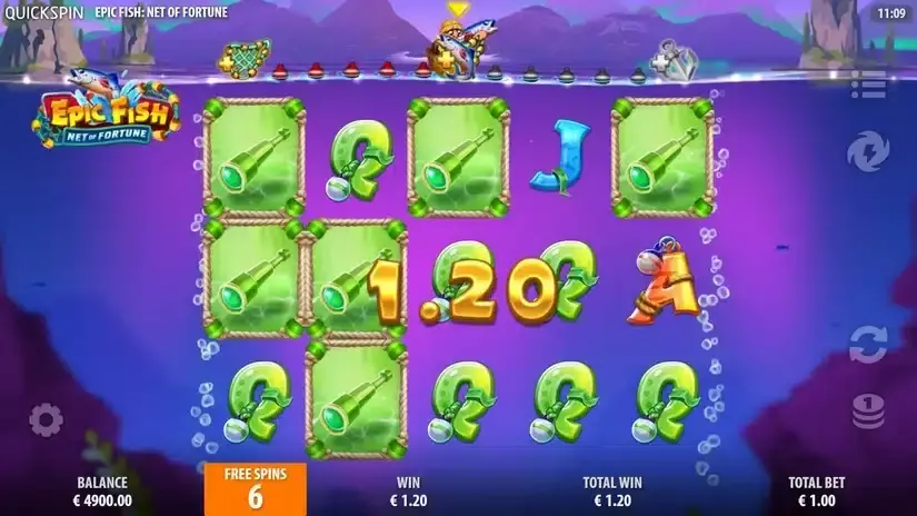 Epic Fish Net of Fortune slot screenshot 3