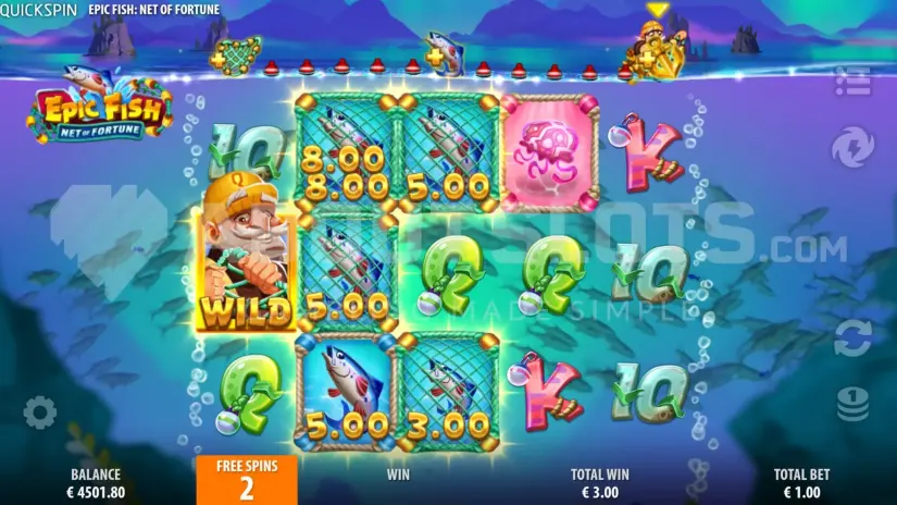 Epic Fish Net of Fortune slot screenshot 10