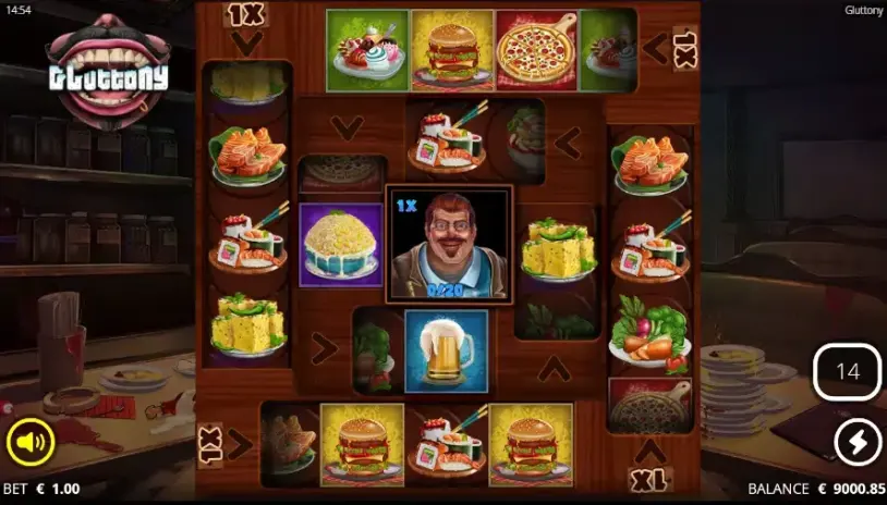 Gluttony slot screenshot 9