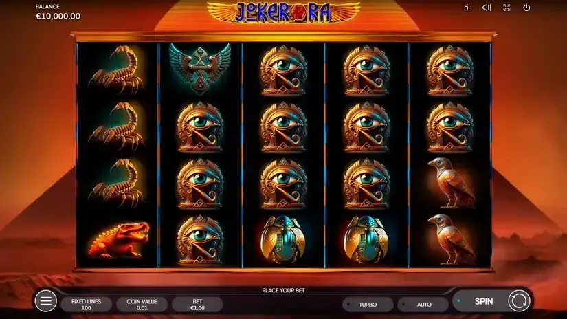 Joker Ra slot screenshot 