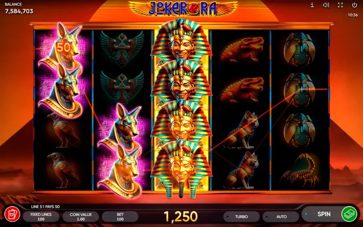 Joker Ra slot screenshot 7