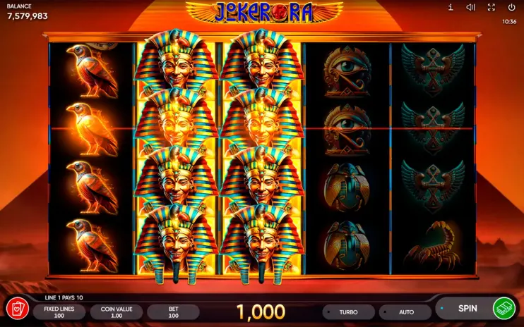 Joker Ra slot screenshot 8