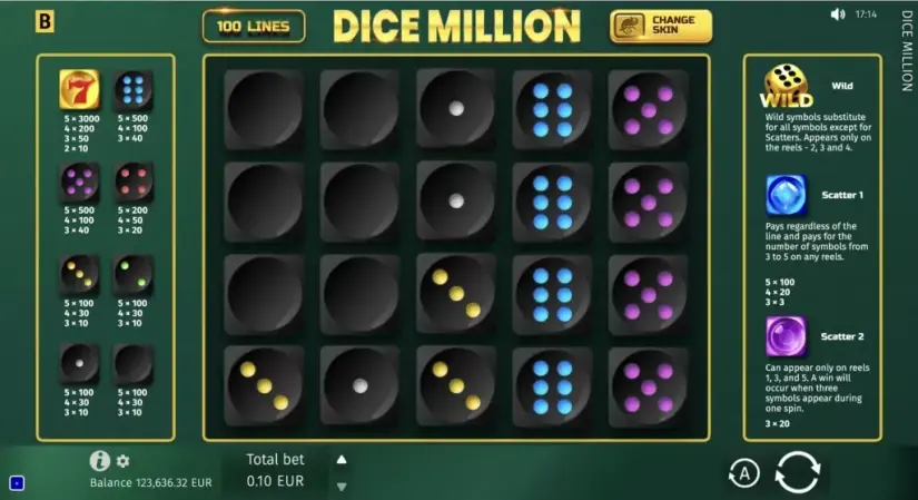 Dice Million slot screenshot 6