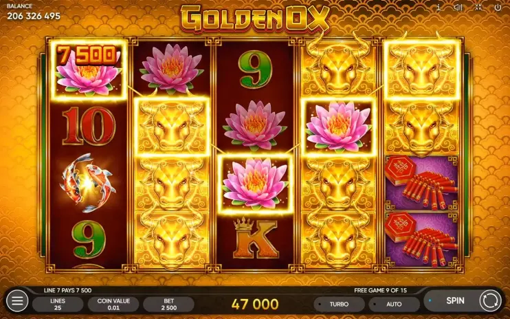 Golden Ox slot screenshot 4