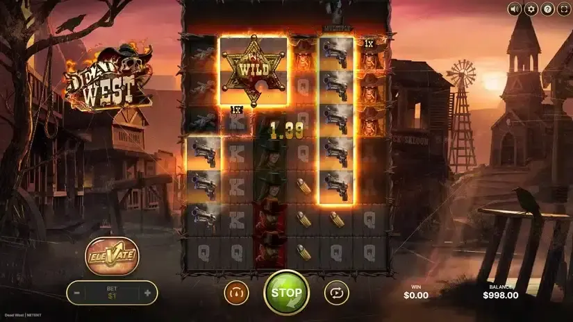 Dead West — RTP, Free Demo, Bonus Features & slot screenshot 2