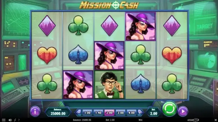 Mission Cash slot screenshot 