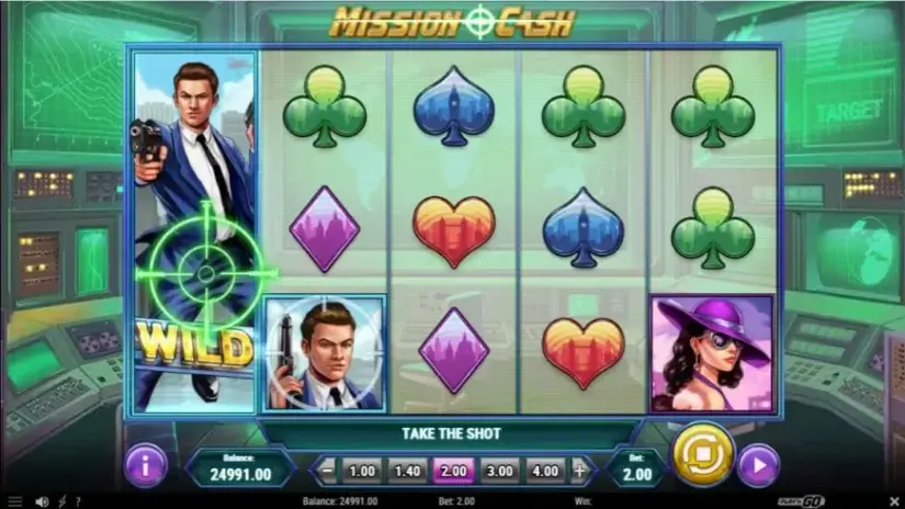Mission Cash slot screenshot 2