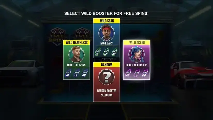 Adrenaline Rush Super Boost slot screenshot 3