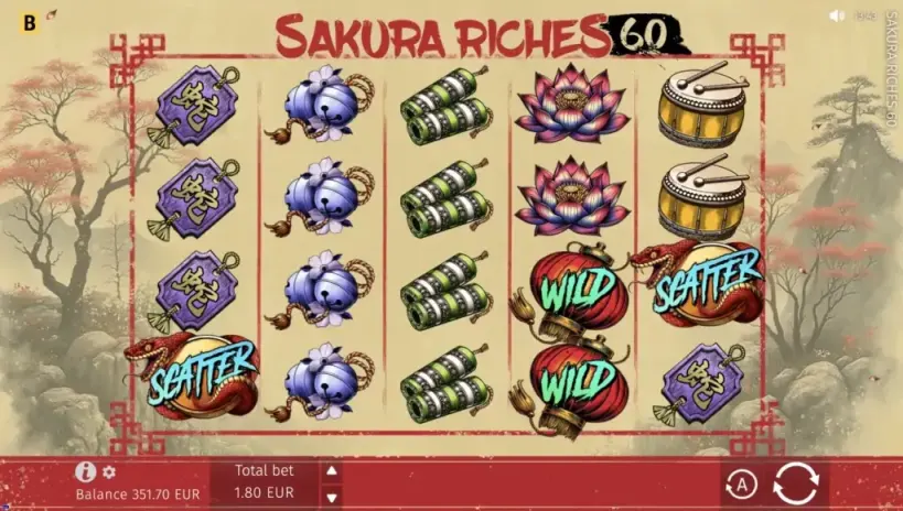 Sakura Riches 60 slot screenshot 9