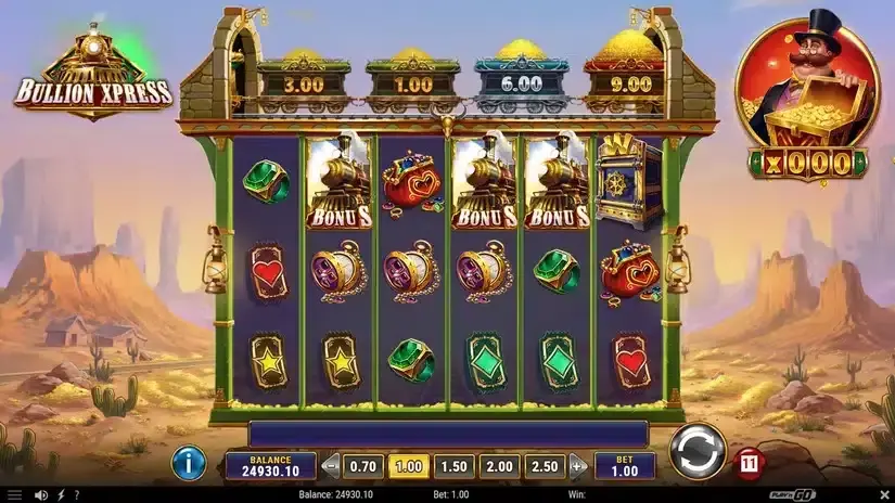 Bullion Xpress slot screenshot 