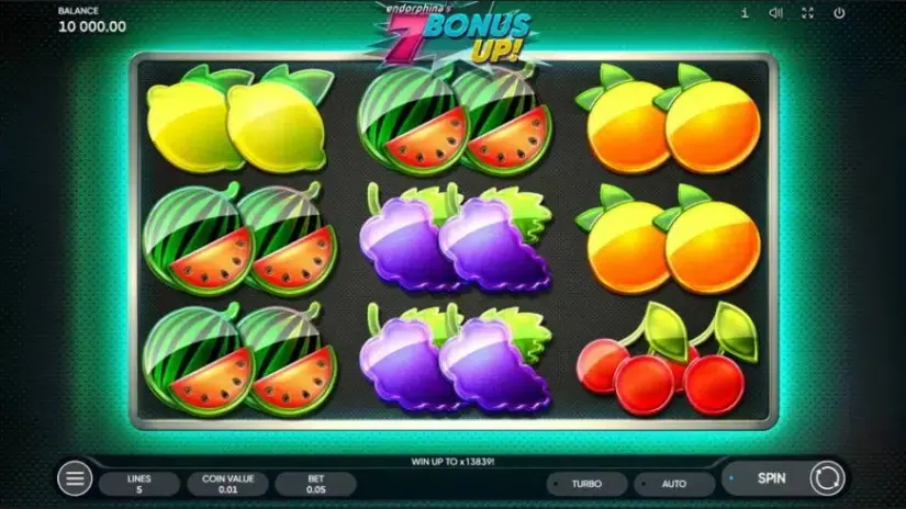 7 Bonus UP! slot screenshot 