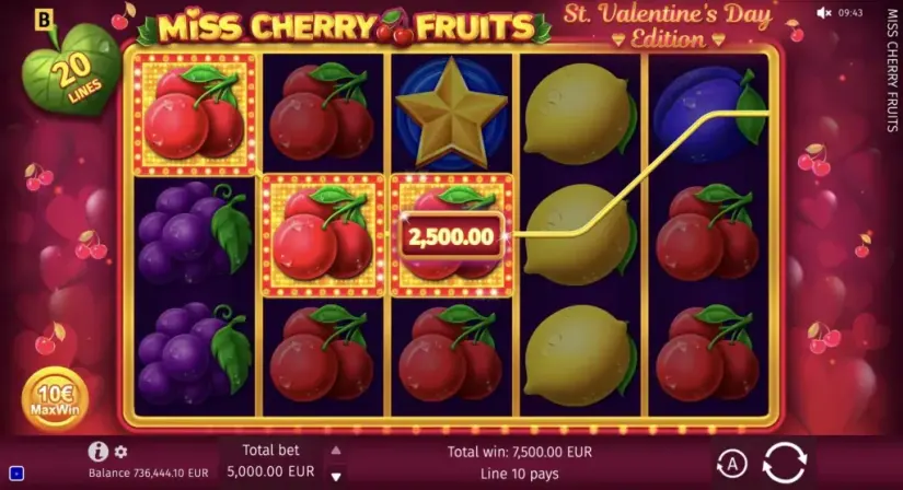 Miss Cherry Fruits slot screenshot 8