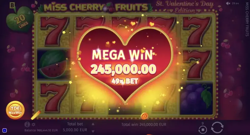 Miss Cherry Fruits slot screenshot 7