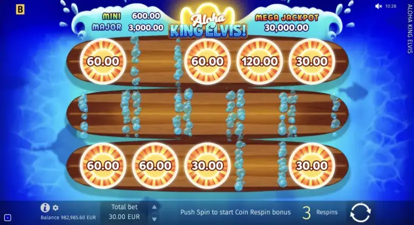 Aloha King Elvis slot screenshot 9