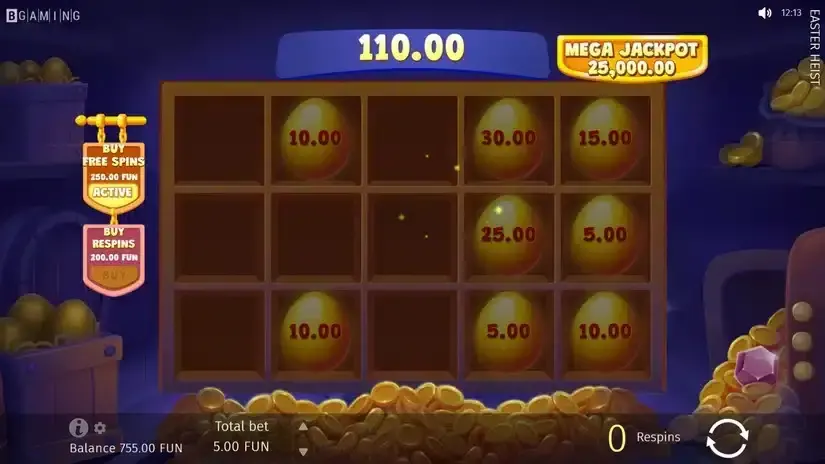 Easter Heist slot screenshot 8