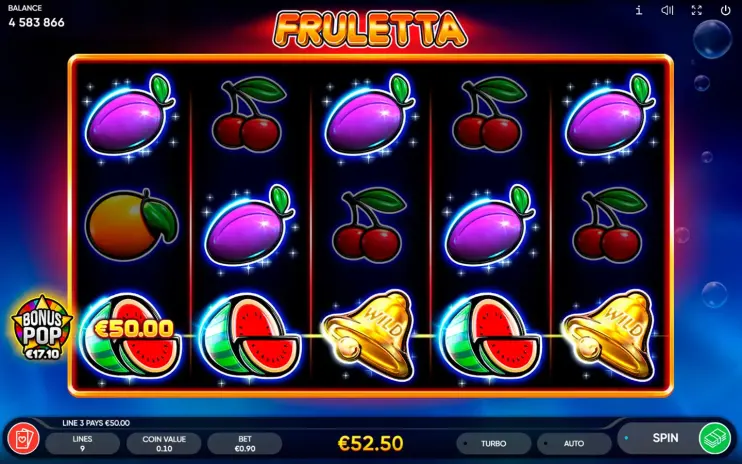 Fruletta slot screenshot 7