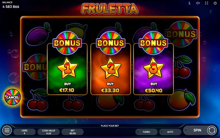 Fruletta slot screenshot 8