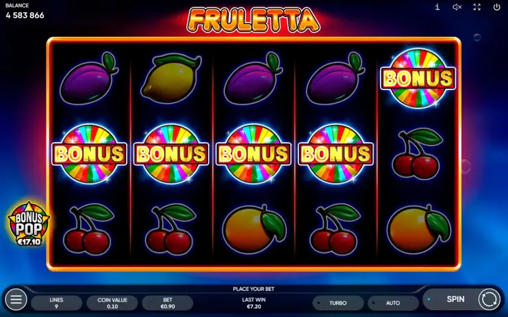 Fruletta slot screenshot 9