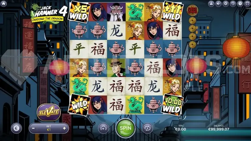 Jack Hammer 4 Chasing The Dragon slot screenshot 5