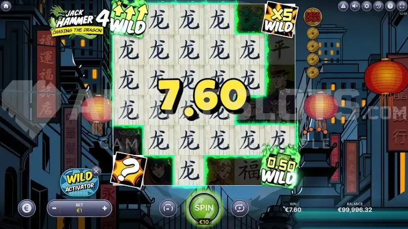 Jack Hammer 4 Chasing The Dragon slot screenshot 6