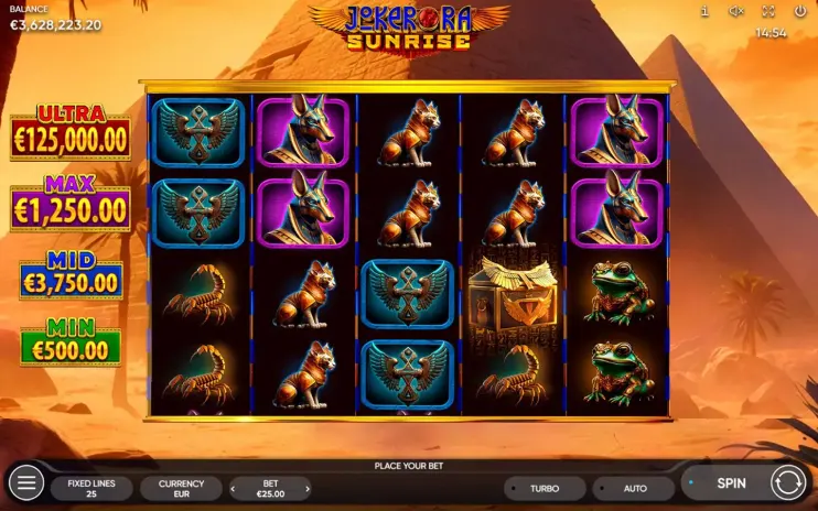 Joker Ra: Sunrise slot screenshot 6