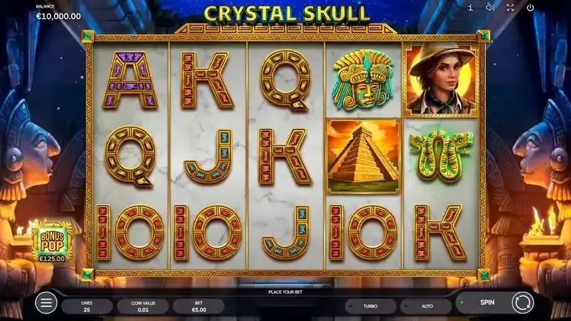 Crystal Skull slot screenshot 