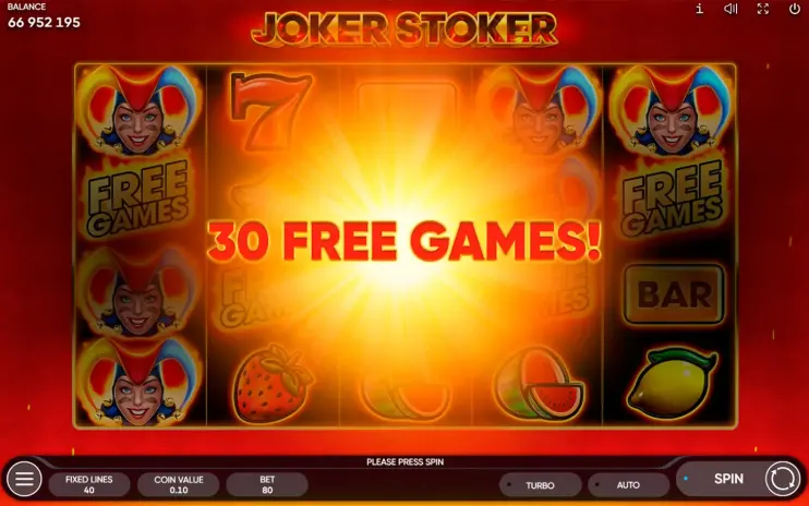 Joker Stoker slot screenshot 10