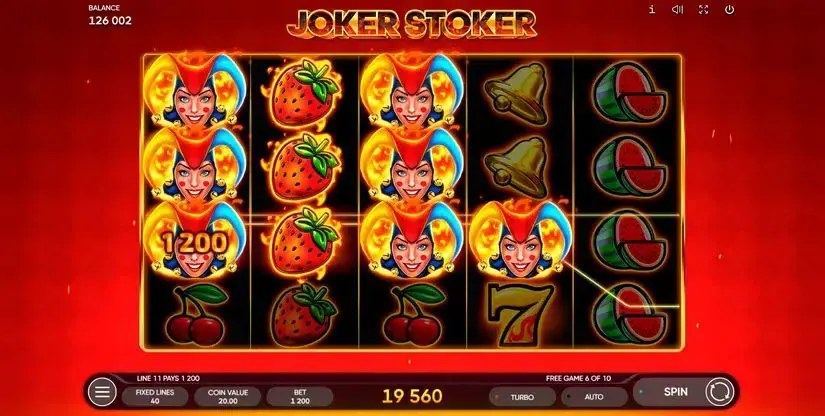 Joker Stoker slot screenshot 