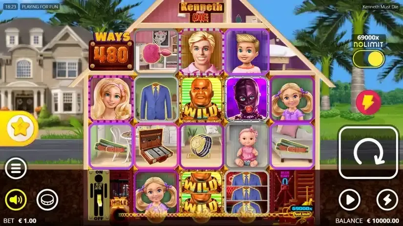 Kenneth Must Die slot screenshot 