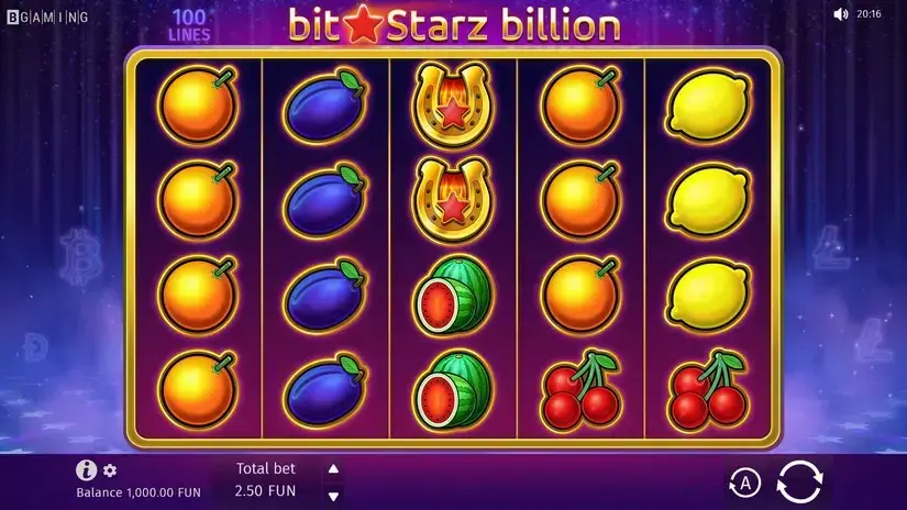 Bitstarz Billion slot screenshot 
