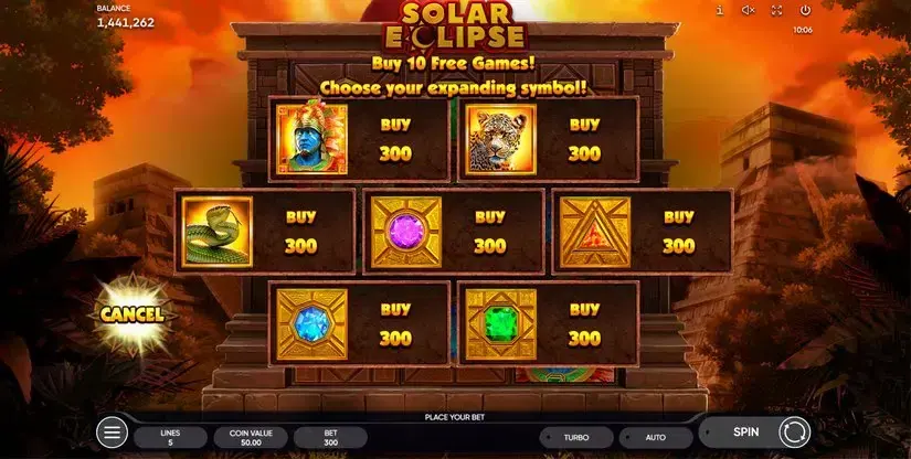 Solar Eclipse slot screenshot 