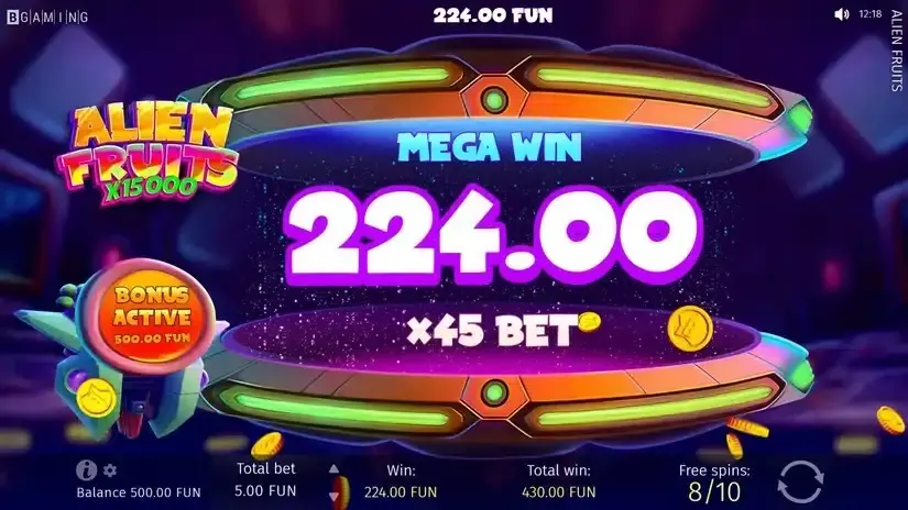 Alien Fruits slot screenshot 6