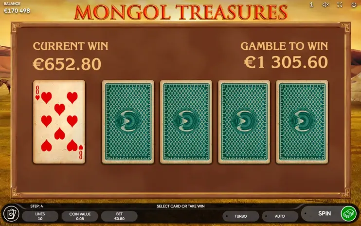 Mongol Treasures slot screenshot 7