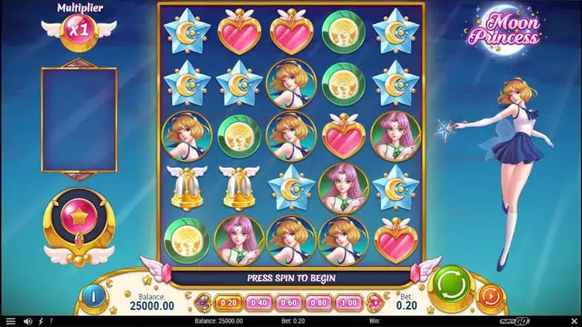 Moon Princess slot screenshot 