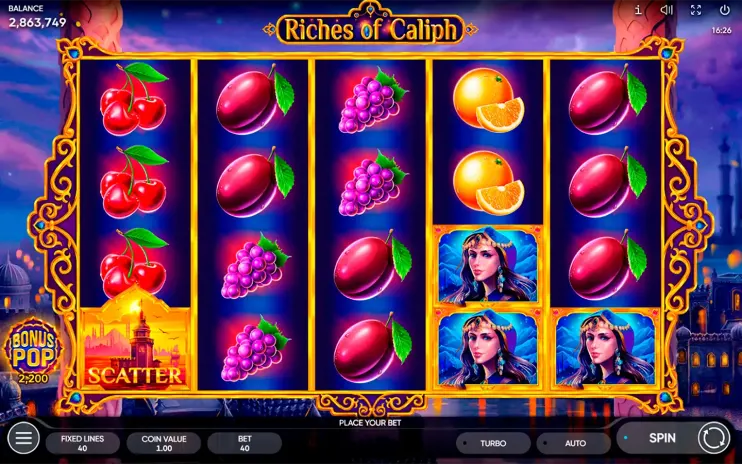 Riches of Caliph slot screenshot 5