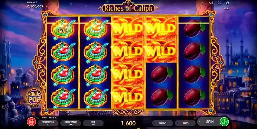 Riches of Caliph slot screenshot 4