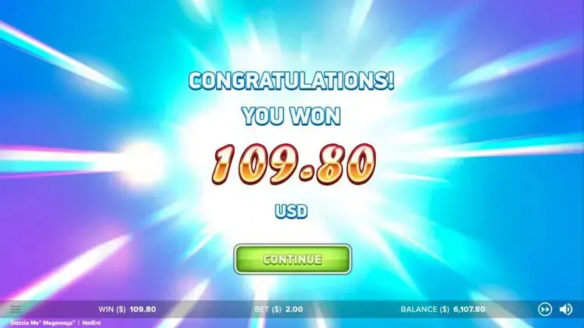 Dazzle Me Megaways slot screenshot 6