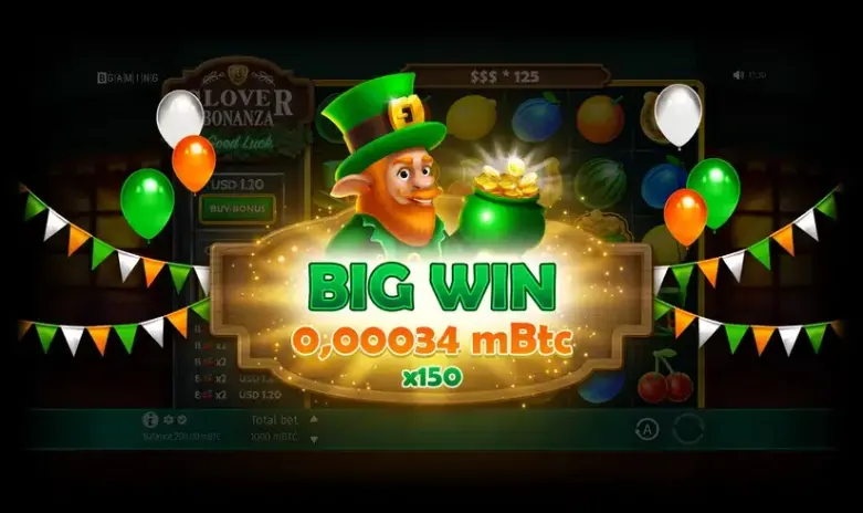 Clover Bonanza slot screenshot 8