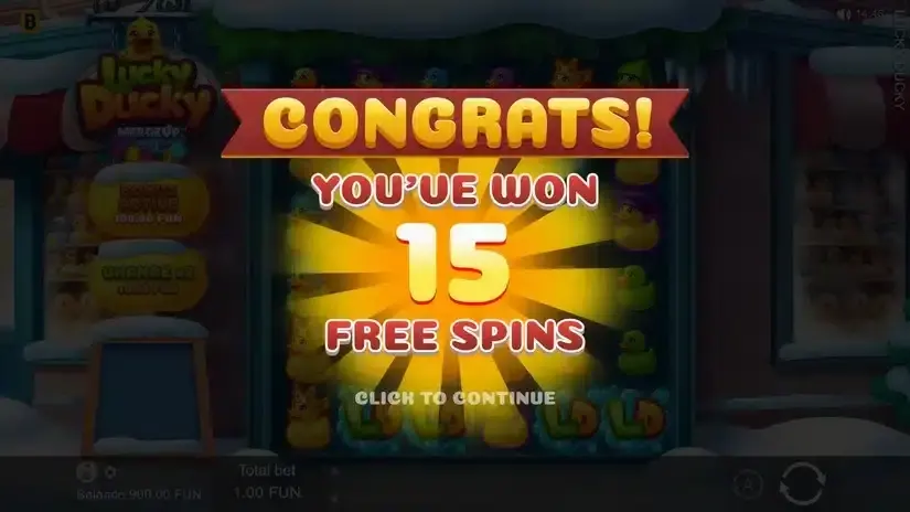 Lucky Ducky X-mas slot screenshot 3