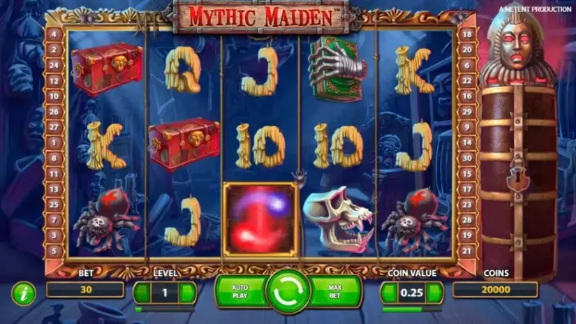 Mythic Maiden slot screenshot 