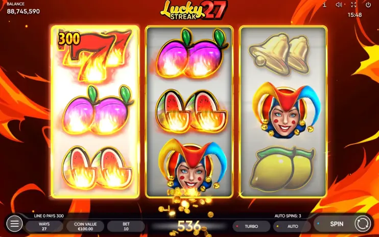 Lucky Streak 27 slot screenshot 9