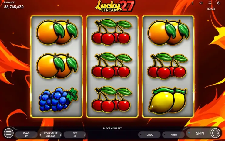 Lucky Streak 27 slot screenshot 10