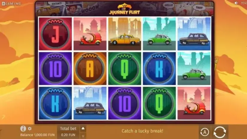 Journey Flirt slot screenshot 
