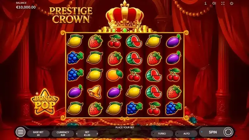 Prestige Crown slot screenshot 