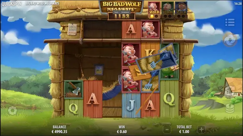 Big Bad Wolf Megaways slot screenshot 2