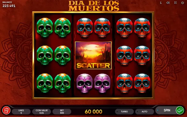 Dia de Los Muertos slot screenshot 5