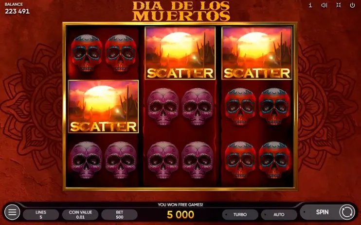 Dia de Los Muertos slot screenshot 6