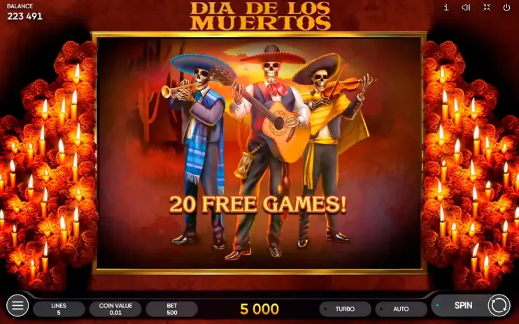 Dia de Los Muertos slot screenshot 10
