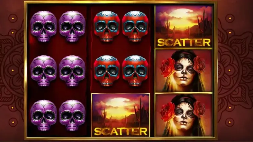 Dia de Los Muertos slot screenshot 